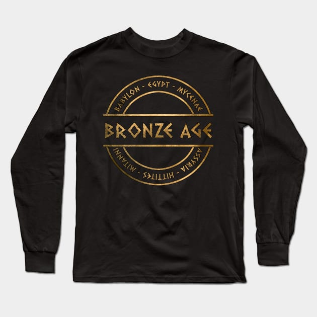 Bronze Age Ancient Civilizations Long Sleeve T-Shirt by AgemaApparel